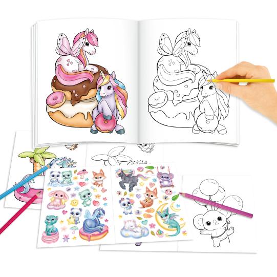 Ylvi Create Your Unicorn Colouring Book - Image 2