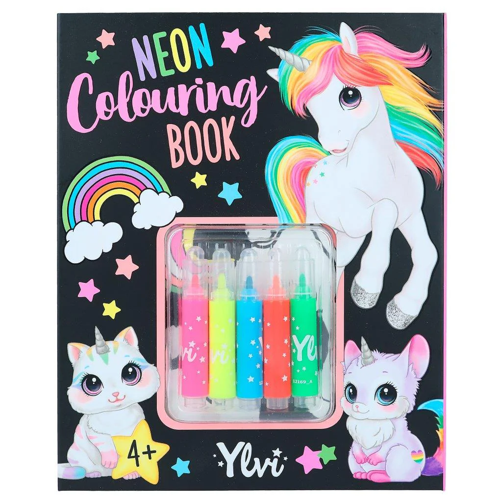 Ylvi Neon Colouring Book - Image 2