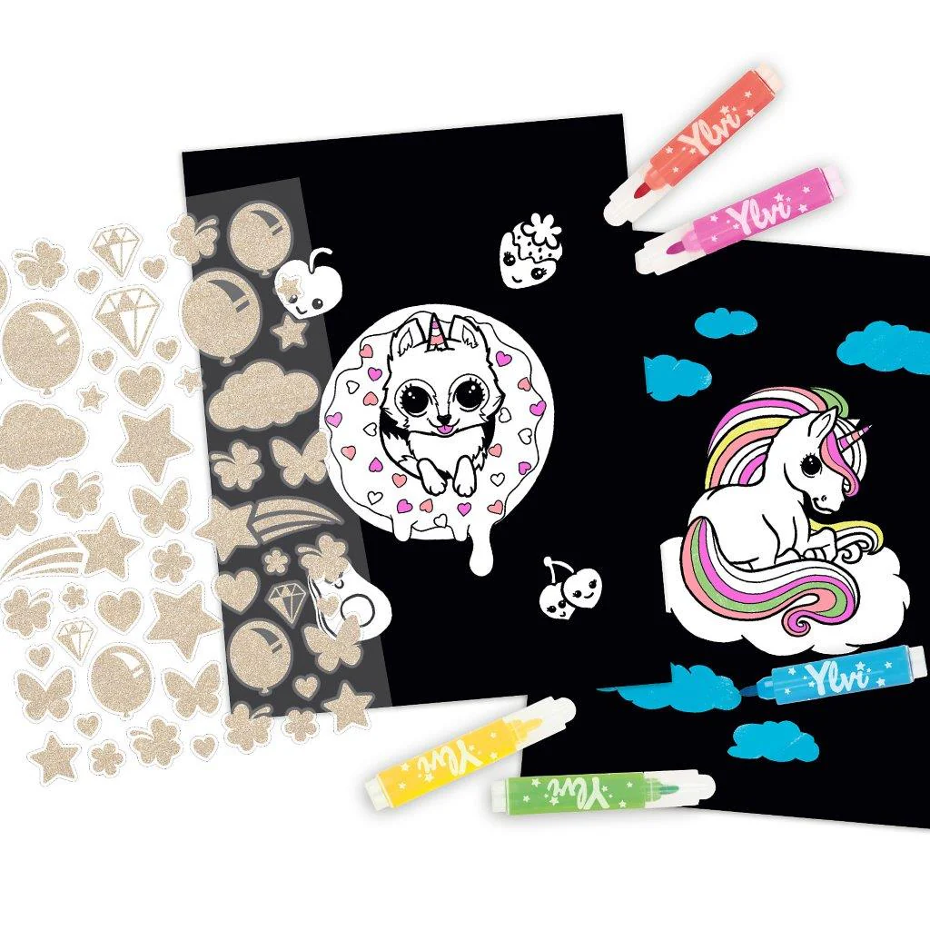Ylvi Neon Colouring Book - Image 3