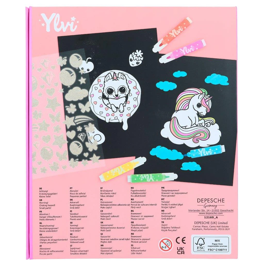 Ylvi Neon Colouring Book - Image 7