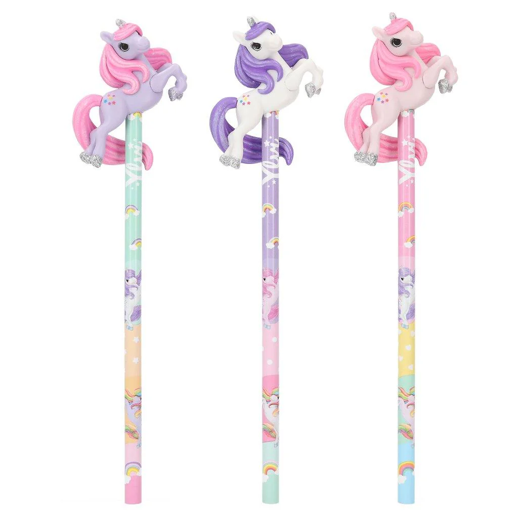 Ylvi Pencil With 3D Unicorn Figurine - Image 2