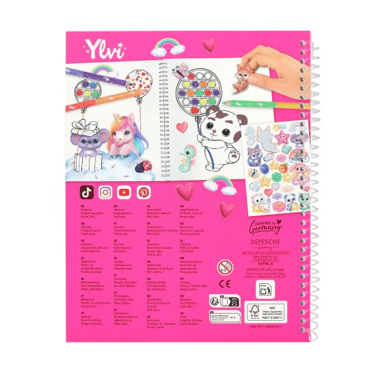 Ylvi Pop & Paint colouring book - Image 3